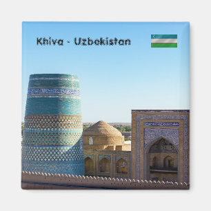 Unfinished Kalta Minor Minaret - Khiva, Uzbekistan Magnet