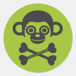 Unfinished Monkeys logo sticker