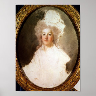 Unfinished portrait of Marie-Antoinette Poster