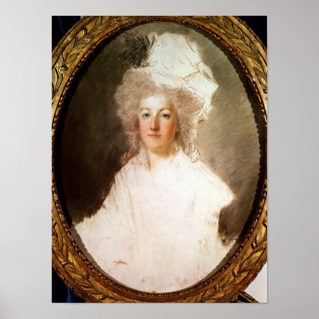 Unfinished portrait of Marie-Antoinette Poster (Front)