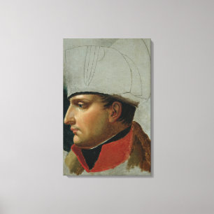 Unfinished Portrait of Napoleon I Canvas Print
