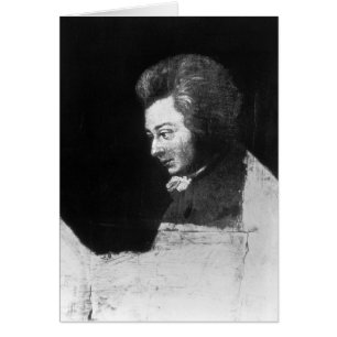 Unfinished Portrait of Wolfgang Amadeus Mozart