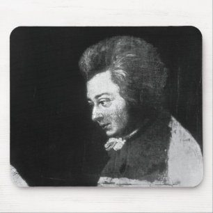 Unfinished Portrait of Wolfgang Amadeus Mozart Mouse Mat