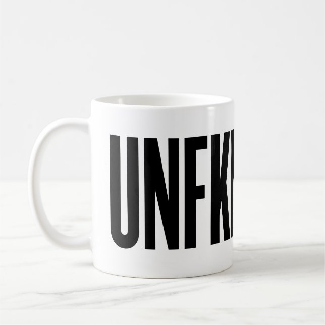 UNFKNBLVBL COFFEE MUG (Left)