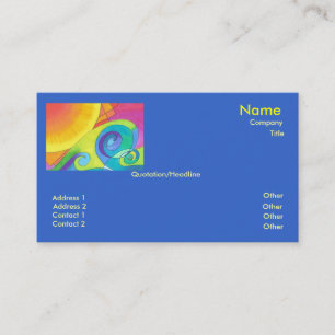 Unforgettable"  Business Card Template