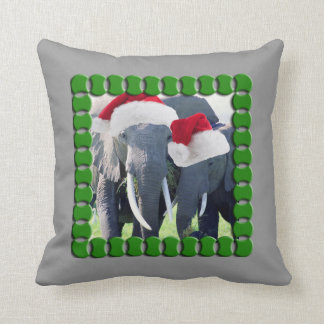 Unforgettable Elephant Christmas Cushion