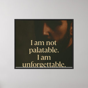 Unforgettable Presence — Collector’s Poster OS Canvas Print