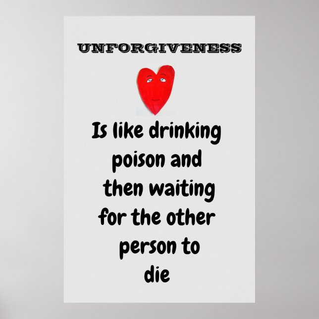 UNFORGIVENESS poster (Front)