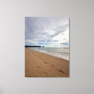 Unforgrtable Footprints Photography Canvas Print