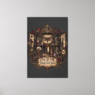 Unfortunate Curiosity Collector Canvas Print