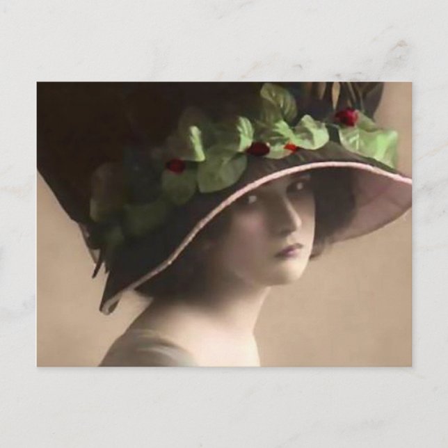 Unfortunate Hat Postcard (Front)