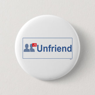 UNFRIEND Facebook 6 Cm Round Badge
