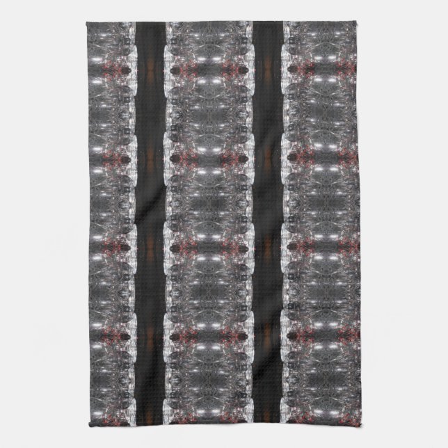 Unfurling that Never Feels Static Tea Towel (Vertical)