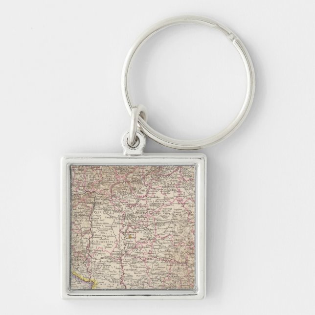 Ungarn, Hungary Atlas Map Key Ring (Front)
