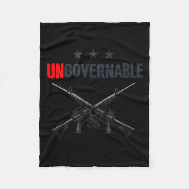 Ungovernable Shirts  Fleece Blanket (Front)