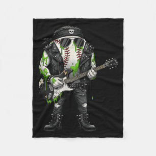 Ungovernment Agencyd Rocker Baseball Es Horror Fleece Blanket