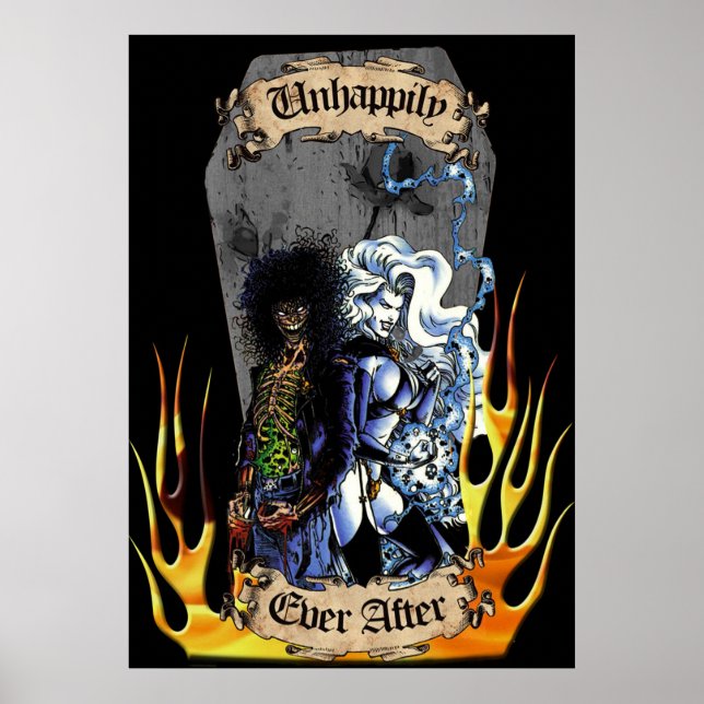 Unhappily Ever After - Lady Death  Evil Ernie Poster (Front)
