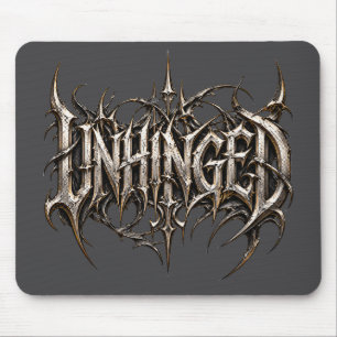 Unhinged Death Metal Spikes Gothic Gaming Mouse Pa Mat