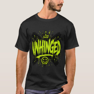 Unhinged Neon Green Cyberpunk Streetwear T-Shirt
