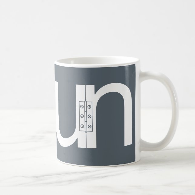 Unhinged (Un-Hinged) Puzzle Mug (Right)