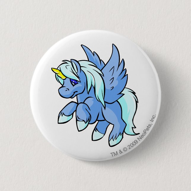Uni Blue 6 Cm Round Badge (Front)