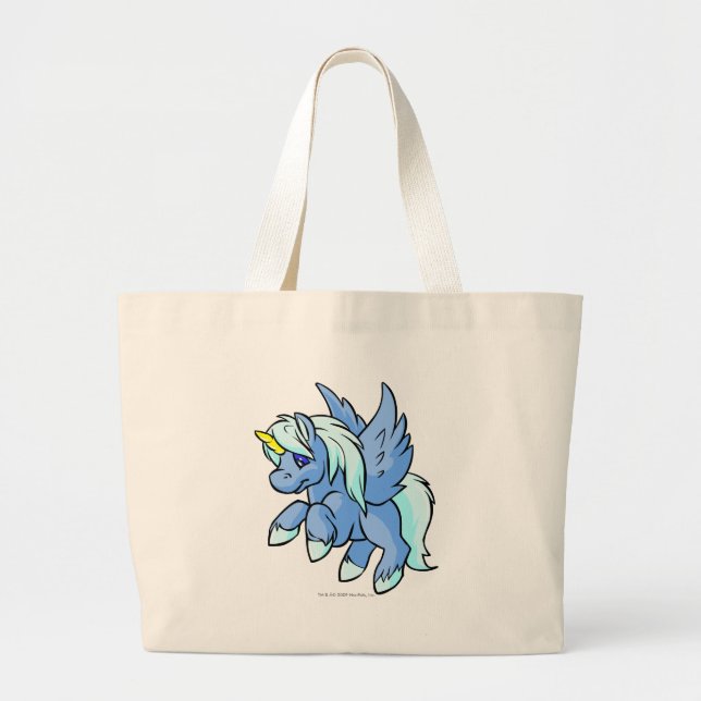Uni Blue Large Tote Bag (Front)