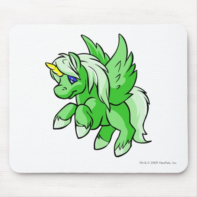 Uni Green Mouse Mat (Front)