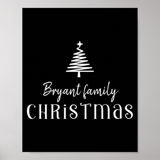 Uni Kids Family Christmas Tree Green  Poster (Front)