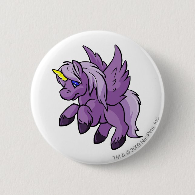 Uni Purple 6 Cm Round Badge (Front)