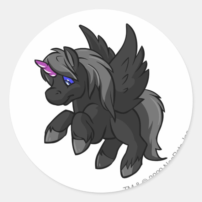 Uni Shadow Classic Round Sticker (Front)