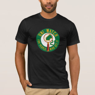 Uni Watch: Green Magnifying Glass T-Shirt