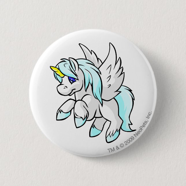 Uni White 6 Cm Round Badge (Front)