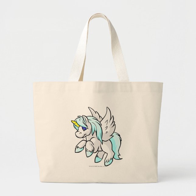 Uni White Large Tote Bag (Front)