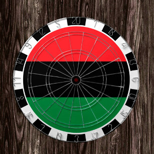 Unia Dartboard & Pan African Flag darts / game