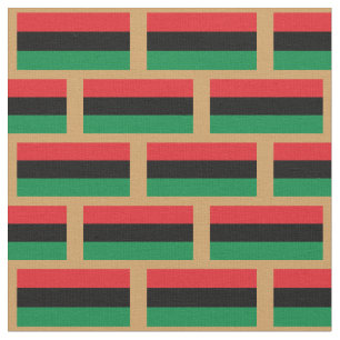 Unia Flag Fabric & Pan African flag fashion /gold
