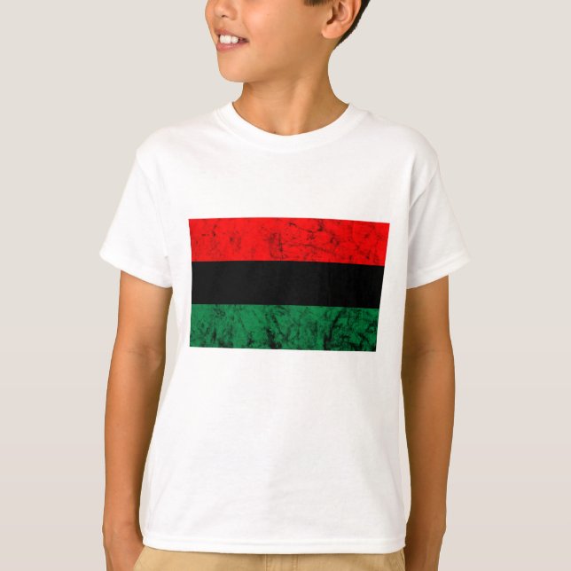 UNIA Flag Pan African Freedom Roots Black Liberati T-Shirt (Front)