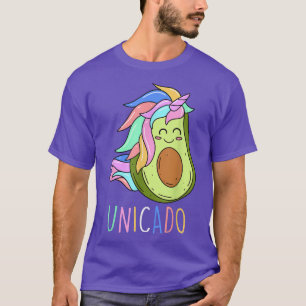 Unicado vegan unicorn avocado unicorn T-Shirt