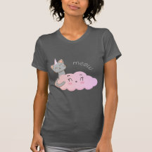 unicat cloud meow t-shirt