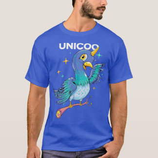 Unicoo Unicorn Pigeon Magic Hooting Bird Kids T-Shirt