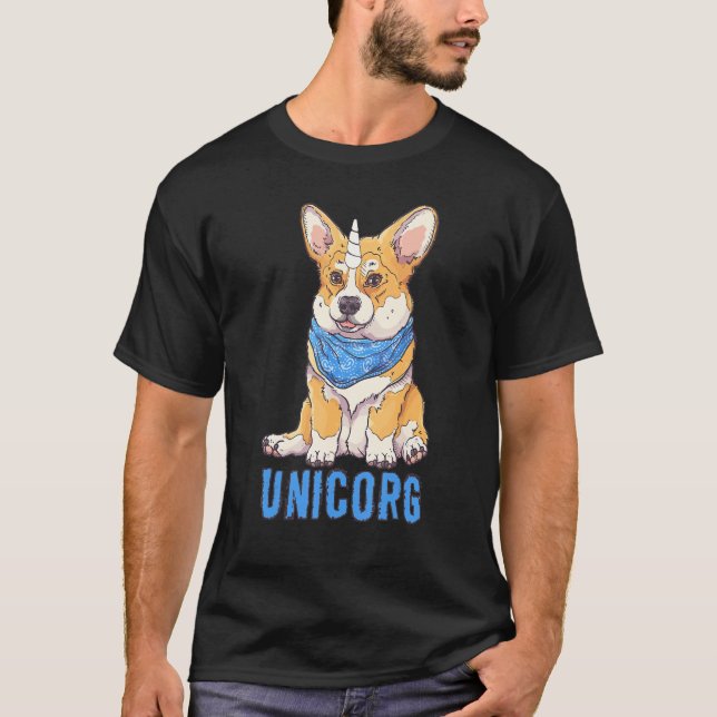 Unicorgi dog   Breed corgi   nice T-Shirt (Front)