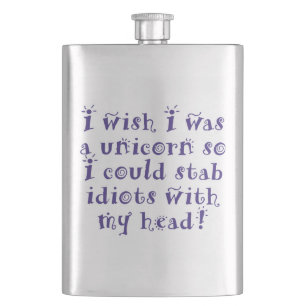Unicorms_idiots Hip Flask
