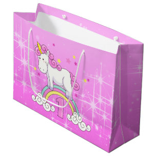 Unicorn 1st Birthday Large Gift Bag