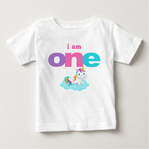 Unicorn 1st Birthday T-shirt Toddler Baby Kid