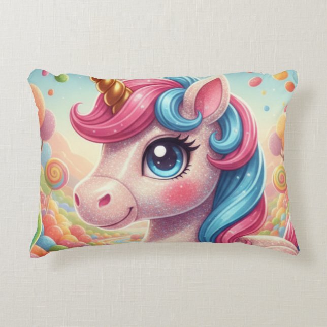 unicorn 4 decorative cushion (Front)