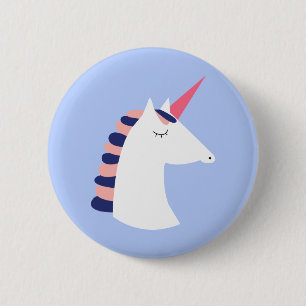 Unicorn 6 Cm Round Badge