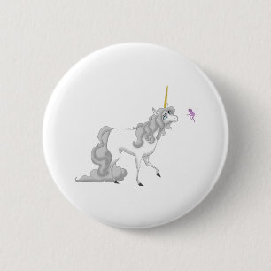 Unicorn 6 Cm Round Badge