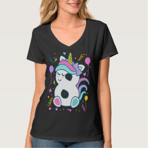 Unicorn 8th Birthday Number 8 Year Old Girl Birthd T-Shirt