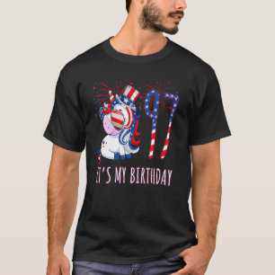 Unicorn 97th Birthday 4th Of July New Year 97 Year T-Shirt
