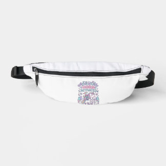 Unicorn Adventure Horn Activated Cute Pastel Graph Bum Bags