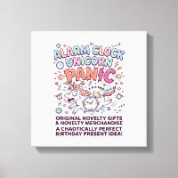 Unicorn Alarm Clock Unicorn Panic Bold Typography